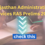 Rajasthan Administrative Services RAS Prelims 2024